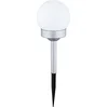 Image de 3x LED Solaire Extérieure Plug Lampe Jardin Spike Ball Pelouse Lumières Blanc Globo 33770-3