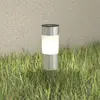 Image de Globo Luminaire pour socle solaire rond Valea en acier inoxydable