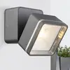 Image de Globo Applique d’extérieur LED Lissy, anthracite, angles