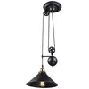 Image de Lampe suspension vintage Lampes sur pied Pendulum spots de plafond Boule à poulies Globo 15053