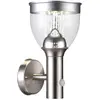 Image de GLOBO LIGHTING Applique solaire inox - Plastique gris - Plastique translucide - IP44 - Capteur : 90°