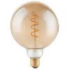 Image de Ampoule LED E27 Duban Globe Edison Filament Amber