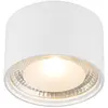 Image de Plafonnier LED éclairage de salon lampe de projecteur en verre blanc clair satin Globo 12007W
