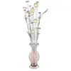 Image de Lampe de salle à manger lumineuse de salon de salle à manger de conception de RVB LED ALU Flowers Vase Chrome Flowers Globo 25845RGB