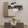 Image de Globo Suspension Varus, gris fumé, Ø 51 cm, verre, à 3 lampes.