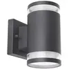 Image de Globo ALCALA Lampe d'extérieur en aluminium anthracite, verre transparent
