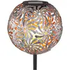 Image de Globo Lampe solaire LED 33632 à sphère métal, argentée