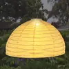 Image de Globo Suspension LED solaire 33982, blanc, lin, plastique