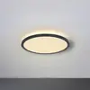 Image de Globo Plafonnier LED Sapana, noir, rond, dimmable