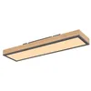 Image de Globo Plafonnier LED en bois Doro 60x15cm - 416080WD