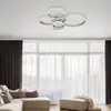 Image de Globo Plafonnier LED Rubio, longueur 114 cm, gris, CCT, à 5 lampes