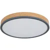 Image de Globo Plafonnier LED en bois Doro Ø45cm - 416080WD2R