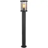 Image de Globo Borne lumineuse Gracey, hauteur 100 cm, noir, acier inoxydable, IP54
