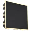 Image de Globo Applique murale LED - Noir mat - Plastique - Métal - 22 x 22 cm