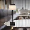 Image de Globo Lampe de table LED rechargeable Grégoire, noir mat, hauteur 38 cm, CCT