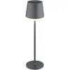 Image de GLOBO 36637A Lampe de table, solaire, sans fil, à batterie, pour extérieur, anthracite, pour terrasse, sans câble