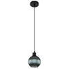 Image de Globo Suspension luminaire plafonnier lampe de salle à manger lampe de cuisine noir mat