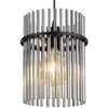Image de Globo Suspension Gorley, longueur 110 cm, gris fumé, 4 lampes, verre