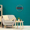Image de Globo Applique LED Sussy, horloge, noire, largeur 32 cm