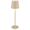 Image de GLOBO 58438S Lampe de table sans fil avec batterie, variateur tactile, intensité variable, pour l'intérieur et l'extérieur Beige