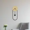 Image de Globo Applique LED Sussy, horloge, noire/dorée