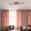 Image de Globo Plafonnier LED Dakari, longueur 80 cm, noir/bois foncé