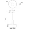 Image de Globo Suspension LED Grant, Ø 22 cm, gris fumé, verre