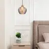 Image de Globo Suspension Jessica, Ø 25 cm, gris fumée, verre