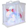 Image de GLOBO Lampe de table à LED effet cristal pour chambre d'enfant Hauteur 26 cm