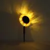 Image de Globo Lampe solaire LED 33598 Tournesol Ø 13 cm, jaune, plastique