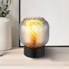 Image de Globo Lampe de table Xia, hauteur 17 cm, gris fumé, verre