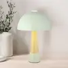 Image de Globo lampe de table Paulin, vert mat/aspect bois, métal, hauteur 36,5 cm