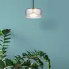 Image de Globo Suspension LED Belinda, Ø 15 cm, gris fumé, verre