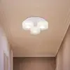 Image de Globo Plafonnier LED Belinda, Ø 38 cm, blanc, à 3 lampes, verre