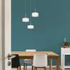 Image de Globo Suspension LED Belinda, Ø 40 cm, blanc, à 3 lampes, verre
