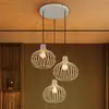 Image de Globo Suspension Mateo, à 3 lampes, couleur crème, métal, Ø 50 cm