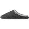 Image de Giesswein Pantoufles Dannheim anthracite 42 - Chaussons chauds en feutre pour hommes et femmes, mules antidérapantes, chaussons en laine unisexes