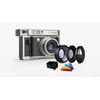 Image de Lomography Lomo'Instant Wide Camera & Objectifs Monte Carlo Cuir Noir