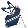 Image de Big Max Dri Lite Hybrid Tour 2 - Sac de golf imperméable - Sac trépied - Rouge marine