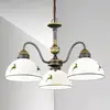 Image de austrolux Lustre à 3 lampes Nonna blanc vert