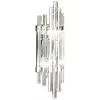 Image de KOLARZ Applique murale Ontario, transparent/chromé, hauteur 31 cm, verre