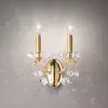 Image de Austrolux applique murale Carmen II, verre en cristal, doré 24 K