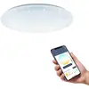 Image de EGLO connect plafonnier Totari-Z, Ø56cm, 32W, effet cristal