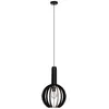 Image de EGLO Suspension Velasco en noir, Ø 31 cm