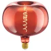 Image de Eglo Lampe LED E27 dimmable, forme pomme, Big Size, filament vintage spirale, ampoule Edison cuivrée vaporisée de très grande taille, 4 watts, 40 lumens, blanc chaud, 1600 Kelvin, Ø 22 cm