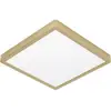 Image de EGLO Panneau LED apparent Fueva 5 IP20 830 laiton 28,5x28,5