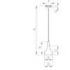 Image de EGLO Suspension Sabinar, 1 lampe, noir, Ø 18 cm