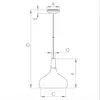 Image de EGLO Suspension Sabinar, 1 lampe, noir, Ø 28 cm