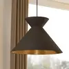 Image de EGLO Suspension Nastasia cappuccino/laiton à 1 lampe