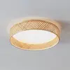 Image de EGLO Plafonnier LED Luppineria Bambou tressé Ø 38cm
